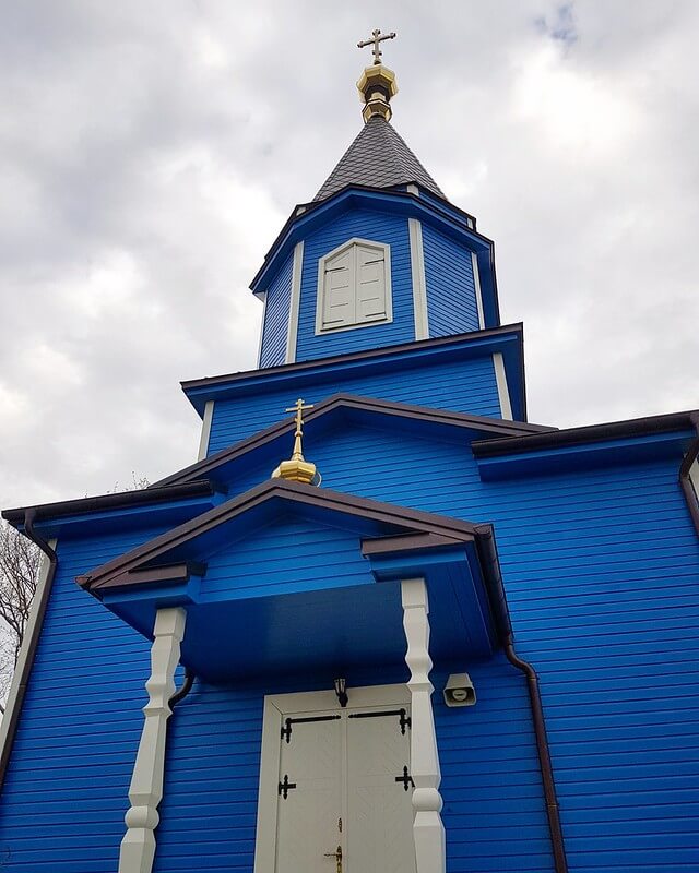 niebieskie cerkwie na Podlasiu
