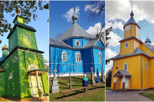 kolorowe cerkwie na Podlasiu