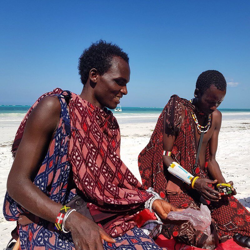 Masajowie na Zanzibarze