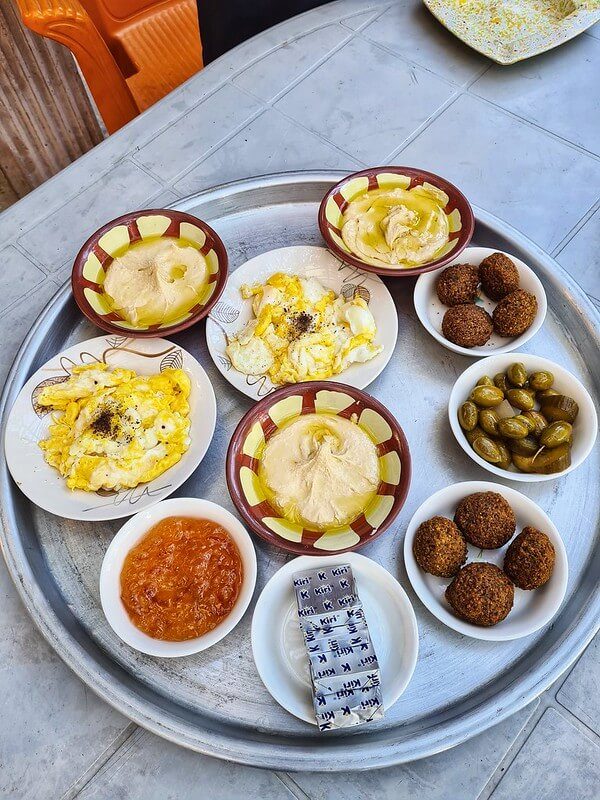 śniadania w Jordanii