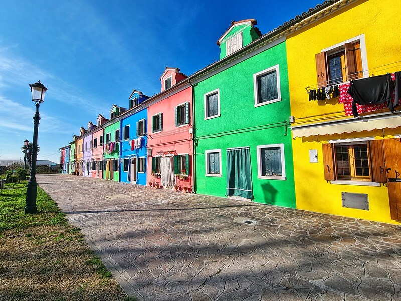 kolorowe domy na Burano
